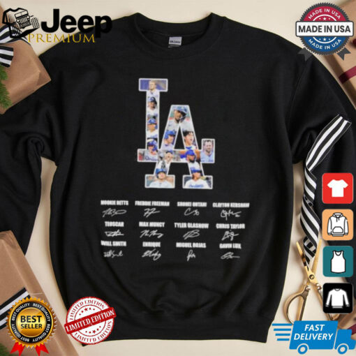 2024 Los Angeles Dodgers World Series Logo Players Name Shirt