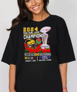 2024 Michigan Wolverines Rose Bowl Game Champions Shirt