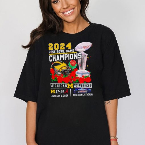 2024 Michigan Wolverines Rose Bowl Game Champions Shirt