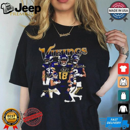 2024 Minnesota Vikings players signature vintage shirt