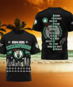 2024 NBA Champions Boston Celtics 3D T Shirt