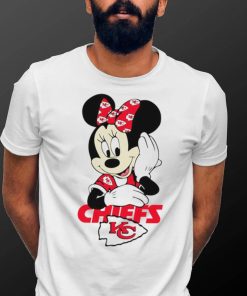 2024 NFL Championship Game Minnie Mouse Kansas City Chiefs football logo shirt