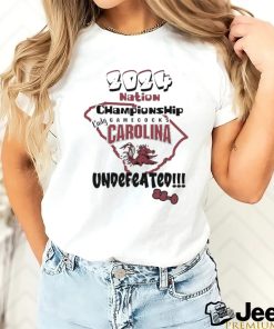 2024 Nation Championship .Lady Carolina Gamecocks Undefeated 38 0 Shirt