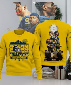 2024 National Champions Michigan Wolverines Hoodie T Shirt