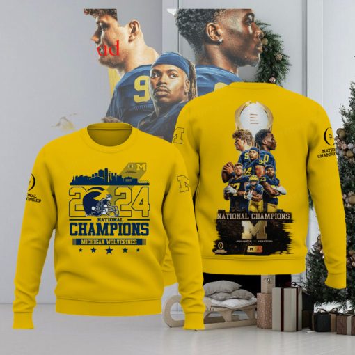 2024 National Champions Michigan Wolverines Hoodie T Shirt