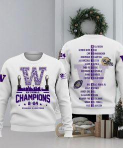 2024 National Champions Washington Huskies Hoodie T shirt