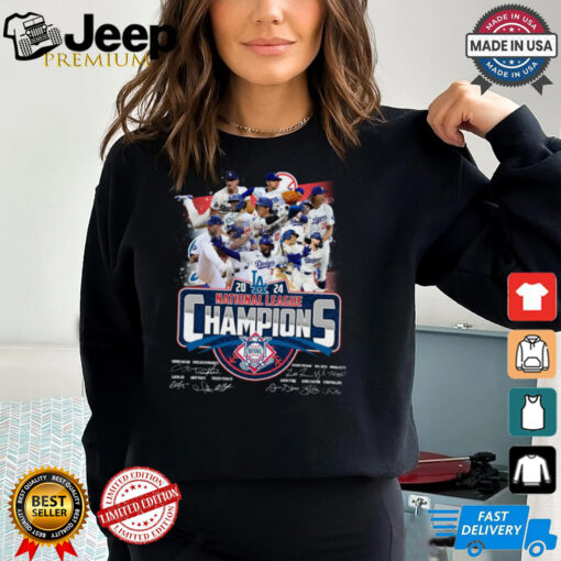 2024 National League Champions   Los Angeles Dodgers Commemorative shirt