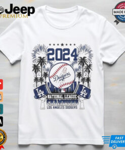 2024 National League Champions Los Angeles Dodgers Custom Name And Number Shirt