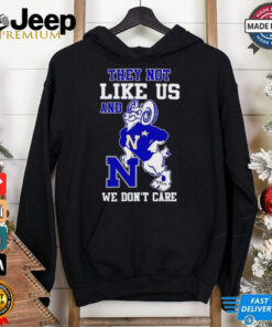 2024 Navy Midshipmen they not like us and we don’t care mascot shirt