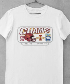 2024 Pop Tarts Bowl Iowa State Football Champs Shirt