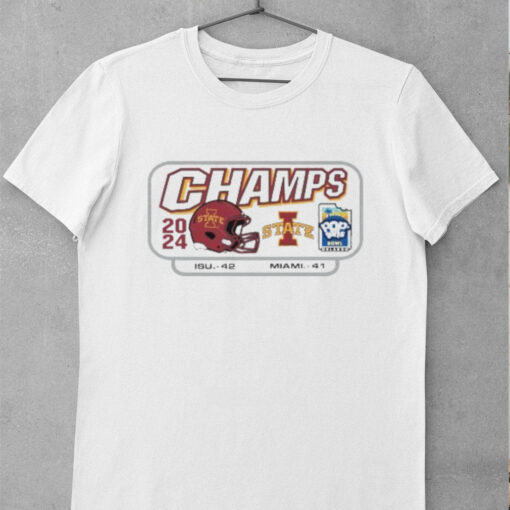 2024 Pop Tarts Bowl Iowa State Football Champs Shirt
