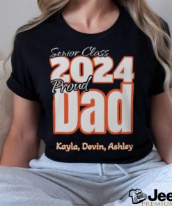 2024 Proud Dad Editable Names shirt