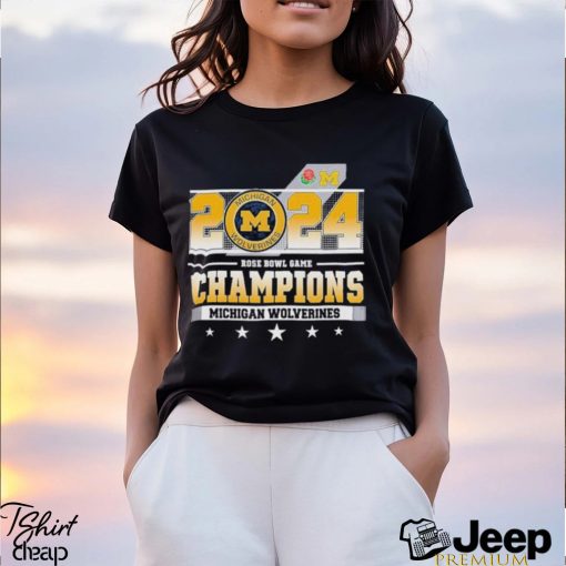 2024 Rose Bowl Game Champions Michigan Wolverines Shirt