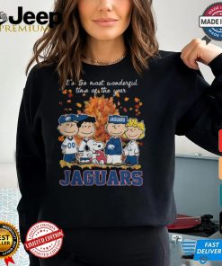 2024 South Alabama Jaguars x Peanuts Snoopy Is The Most Wonderful Time Of The Year Shirt