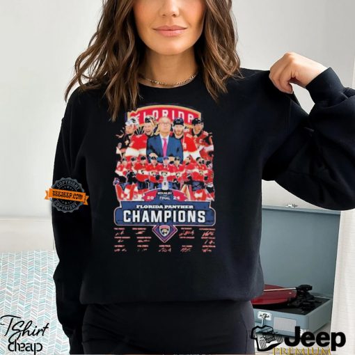 2024 Stanley Cup Final Florida Panther Champions T Shirt