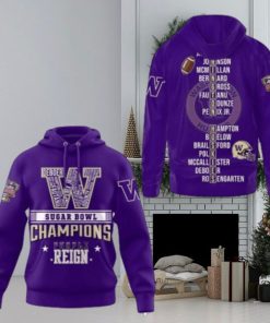 2024 Sugar Bowl Champions Sweatshirt, Washington Huskies Hoodie