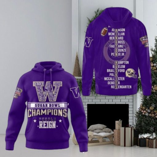 2024 Sugar Bowl Champions Sweatshirt, Washington Huskies Hoodie