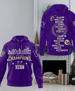 2024 Sugar Bowl Champions Washington Huskies Purple Reign Hoodie