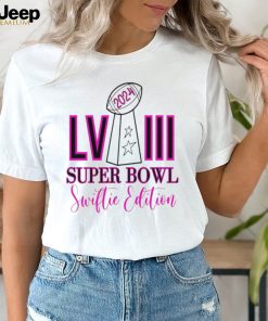 2024 Super Bowl LVIII Swiftie edition shirt t shirt white