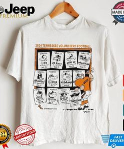 2024 Tennessee Football Schedule T shirt