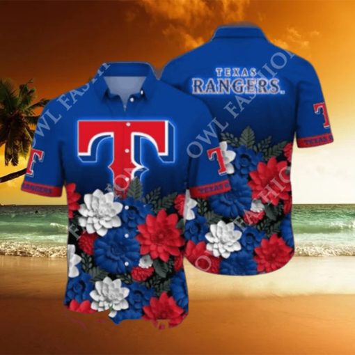 2024 Texas Rangers MLB Baseball Flower Hawaii Shirt