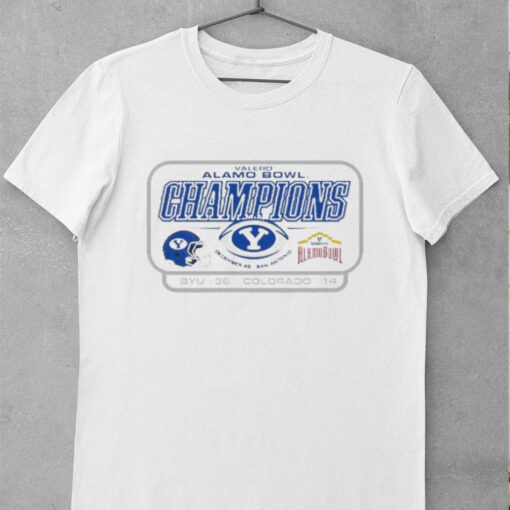 2024 Valero Alamo Bowl BYU Cougars Champions Score Shirt