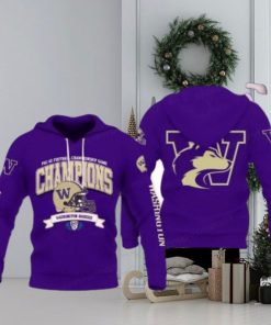 2024 Washington Huskies Sugar Bowl Champions Purple Reign Hoodie