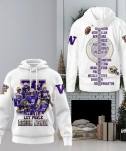 2024 Washington Huskies Sugar Bowl Champions White Hoodie