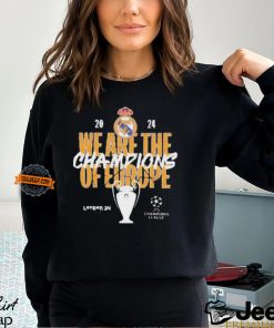 2024 We Are The Champions Of Europe Real Madrid UEFA Champions League T Shirt