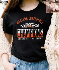 2024 Western Conference Champions Kansas City Mavericks shirt