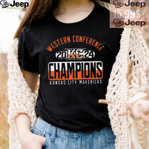 2024 Western Conference Champions Kansas City Mavericks shirt