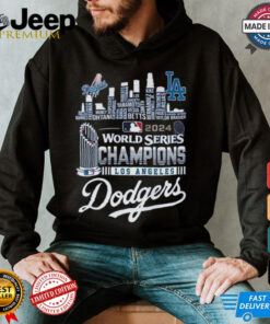 2024 World Series Champions One Win Away MLB Los Angeles Dodgers Skyline Shirt