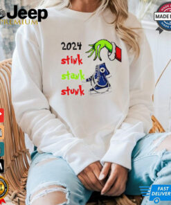 2024 stink stank stunk Grinch hand Christmas shirt