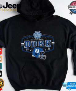 2025 TAXSLAYER GATOR Bowl Duke Blue Devils Helmet Shirt