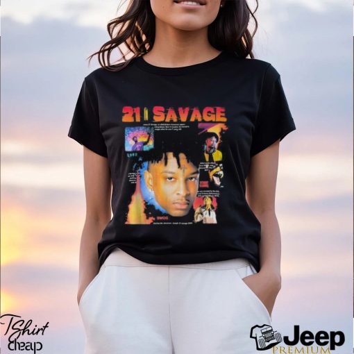 21 savage and metro boomin drop savage mode ii rap t shirt