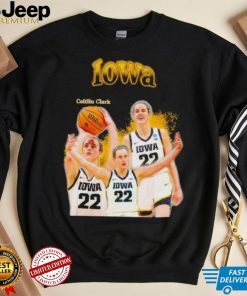 22 Caitlin Clark Iowa Hawkeyes basketball shirt