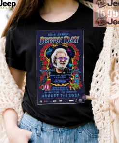 22nd Annual Jerry Day Jerry Garcia Amphitheater San Francisco CA Aug 3 2024 Poster shirt