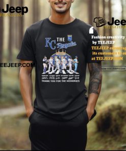 Official The Kc Royals Abbey Road 55 Years 1969 2024 Thank You For The Memories Signatures Shirt