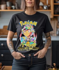 27 Years Anniversary Pokemon 1997 2024 Thank You For The Memories Shirt