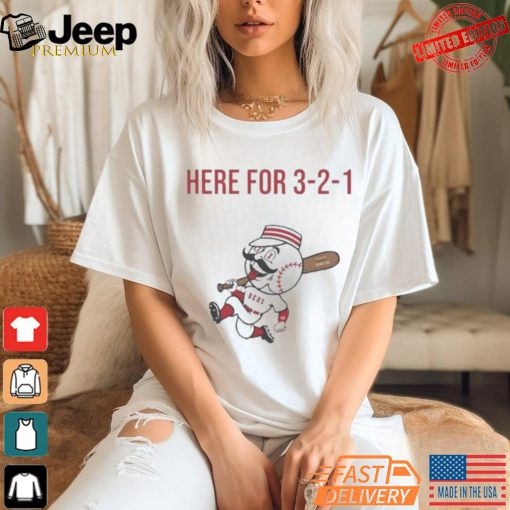 3 2 1 Tuesdays Here For It Cincinnati Reds Baseball T Shirt