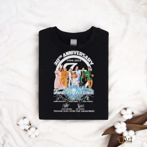 30th Anniversary 1994 2024 Foo Fighters Thank You For The Memories T Shirt