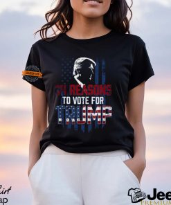 34 Reasons To Vote For Trump Shirt