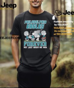 Official Peanuts Characters Walking Philadelphia Eagles Forever Not Just When We Win Shirt