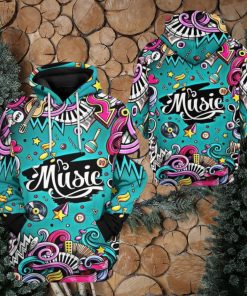 3D Fashion Musical Instruments Cutsom Shirt