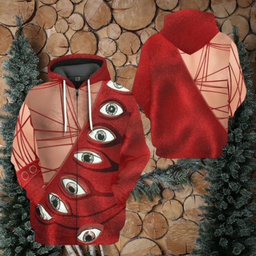 3D Freddie Mercury Eyeball Suit Custom Hoodie Apparel