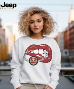 San Francisco 49ers Lips logo 2024 shirt