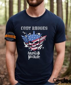 Cody Rhodes Big Bold American Nightmare Black T shirt