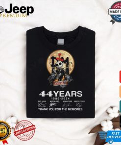 44 year 1980 2024 thank you for the memories shirt