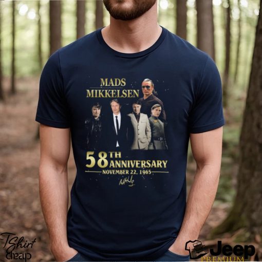 45anniversary Mads Mikkelsen V neck T Shirt