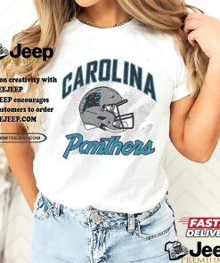 ’47 Men’s Carolina Panthers Shader Throwback White Crew shirt